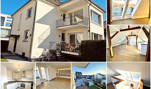 Hochwertig sanierte 4-Zimmer-Maisonette | 110 m² | 2 Bäder | Balkon | ruhige Lage an den Mainwiesen