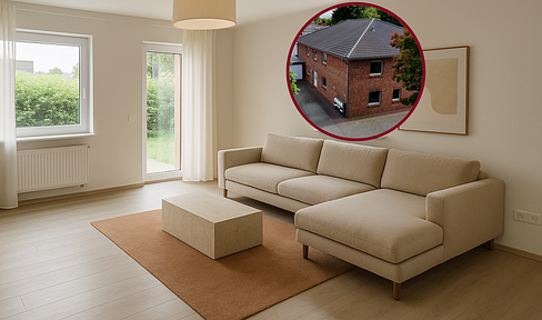 Energy-efficient 3-room first floor apartment with southwest-facing terrace & carport in a quiet location