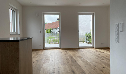 New-build duplex maisonette: with private garden & 2 underground parking spaces