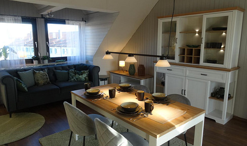 Charming 2-floor apartment with Italian country house flair and roof terrace in Lauf an der Pegnitz