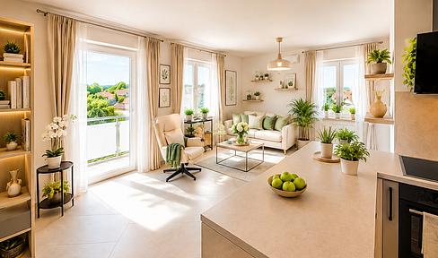 2-room apartment – black and white photos – in an absolutely quiet location.