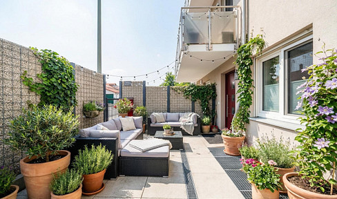 Large, sunny garden apartment - Energy efficiency rating A++ / Available immediately.