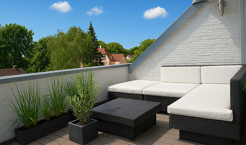 Exklusive 3-Zimmerwohnung mit Blick auf Dutzendteich