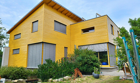 Architect's house with generous glass fronts & dream garden