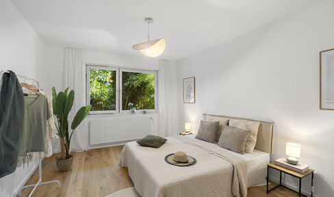 Seltene Gelegenheit – frisch renovierte 4-Zimmer-Wohnung mit Südterrasse & Gartenanteil