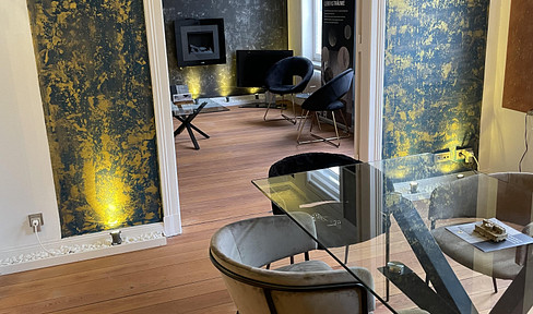 Refurbished stately condominium