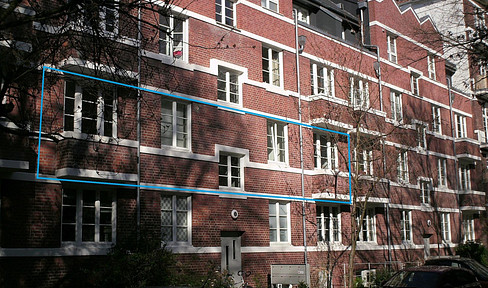 Private sale: Central Winterhude - in a green, quiet inner courtyard