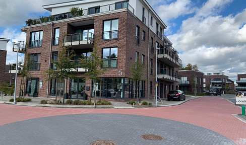 Stade-Campe: Modern and light-flooded 2-room apartment for rent