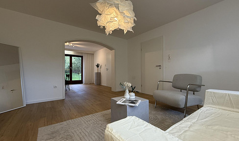 Move in and feel at home in Kempten: This freshly renovated terraced house offers a beautiful garden and plenty of space.