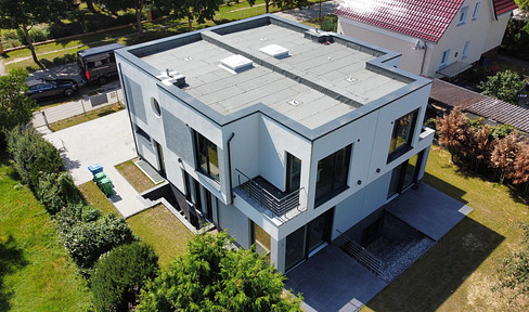 Energieeffizient A+: Doppelhaushälfte 170 m², 7 Zi, 3 Bäder, Einliegerwohnung, ohne Makler