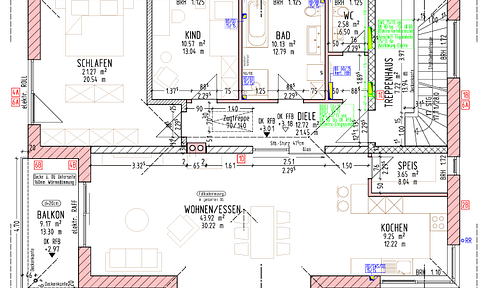 3-room newly built apartment