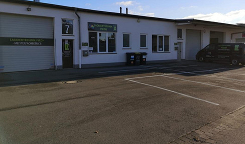 Lucrative car paint shop and body shop for rent in Bielefeld Brake