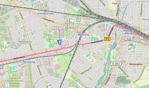 4-room accessible without steps at the park with a view of the greenery