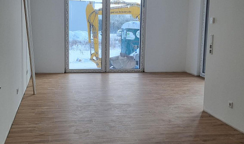 First occupancy in Voxtrup: Exclusive 2sqm ground floor apartment with terrace + parking space in new building