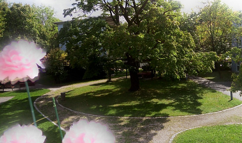 Im Grünen und zentrumsnah -Sonnige 3 Zi. Whg. mit 18 qm Balkon bei Karlsfeld -