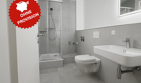 New-build feeling in Wandsbek: commission-free 2-room apartment with loggia and underground parking space