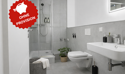 New-build feeling in Wandsbek: commission-free 2-room apartment with loggia and underground parking space