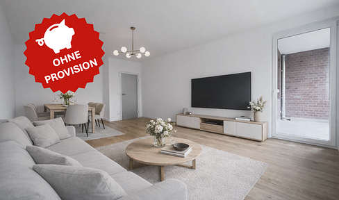 Kernsaniert und Provisionsfrei: 2-Zimmer-Wohnung mit Loggia und Tiefgaragenstellplatz