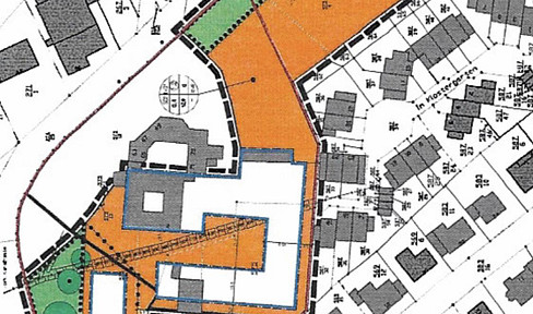 Listed property with old building & large park