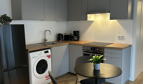 Helles, Neubau-Appartement mit Balkon – möbliert, Tageslichtbad, Toplage Mannheim Schwetzingerstadt