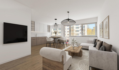 Commission-free & refurbished: Modern living at the pulse of the city - 3-room apartment in prime location