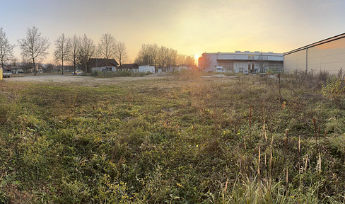 % REDUCED! 2000 m2 plot of land commercial fully developed near A92 warehouse parking space