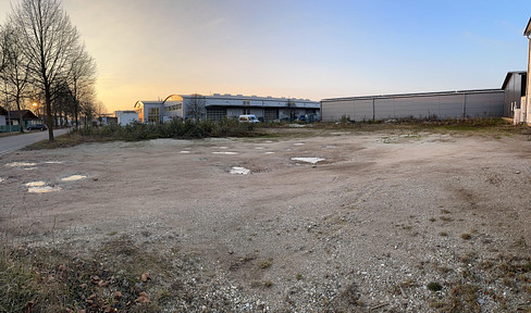 % REDUZIERT! 2000 m2 Grund Grundstücksfläche Gewerbe voll erschlossen Nähe A92 Lager Stellplatz