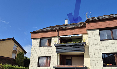 3-room apartment with loggia in Pforzheim-Huchenfeld