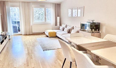 Fantastic 3-room apartment with balcony and top furnishings - near SCN - commission-free