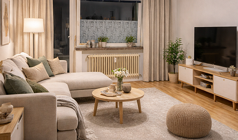 Frisch renovierte 4-Zimmer-Wohnung mit neuer EBK, Loggia & Garage – sofort bezugsfrei