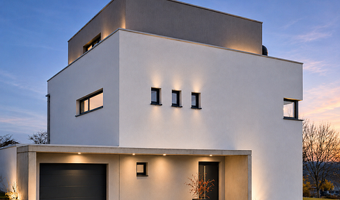Modernes Architektenhaus im Bauhausstil in begehrter Lage von Bad Nauheim – provisionsfrei