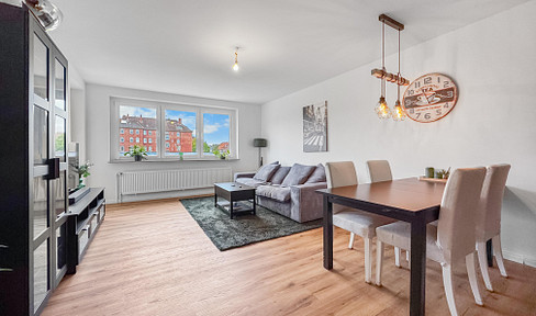 Modern renovated 2-room apartment with balcony & parking space