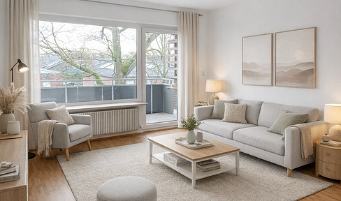 3 room apartment Deegfeld incl. kitchen + balcony
