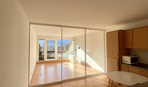 Stylish 1-room apartment with balcony, elevator & parking space