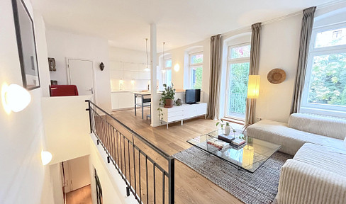 Naunyn maisonette | commission-free - 2 balconies - design - tranquillity