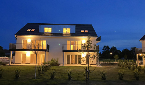 3-room apartment with large terrace and garden use -1st floor - new building 2023