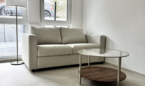 Furnished 1.5-room apartment - modern, bright & stylishly furnished