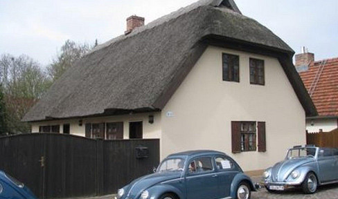 von Privat Reethaus in Krummin Insel Usedom mit Einliegerwohnung und kleinem Ferienhaus mit Sauna