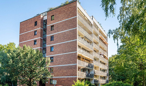 Attraktive, helle 2-Zimmer-Wohnung mit sonnigem West-Balkon und Fernblick