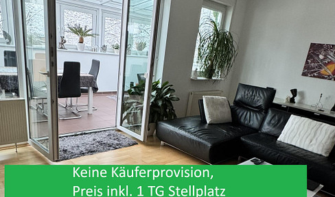 3-room penthouse with conservatory and large terrace