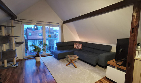 Very nice top floor apartment in Mainz-Gonsenheim with large terrace