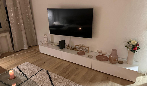 Schöne 2-Zimmerwohnung mit Balkon - Möbliert