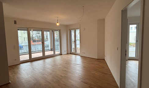 Erstbezug! Barrierefreie Neubauwohnung mit Loggia & (TG-Stellplatz) in Darmstadt-Mitte