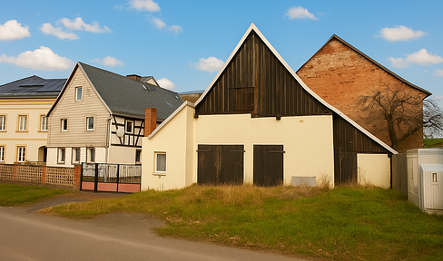 Charmantes Einfamilienhaus mit Scheune und Dachterrasse in Köckritz bei Weida