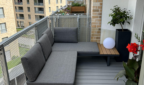 Luxurious 3-room apartment on the 4th floor with balcony in Graben-Neudorf