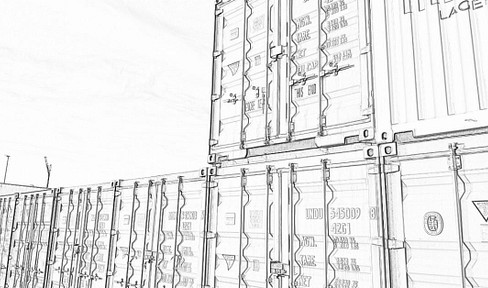 unbebautes Grundstück für Lagercontainer, als Logistikhub oder Maschinenpark