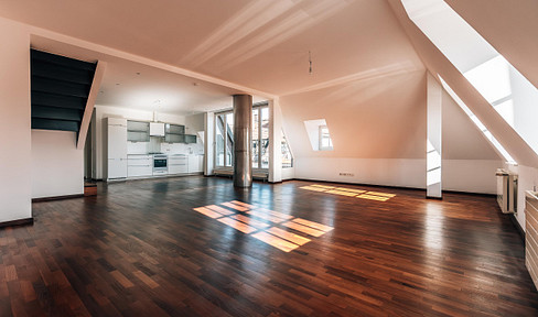 Fantastic top-floor maisonette apartment with large roof terrace