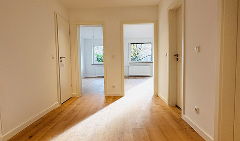 Modern 3-room apartment with large terrace on the mezzanine floor