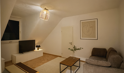 Stilvolle und möblierte 2-Zimmer-Wohnung in Stuttgart-West - befristet