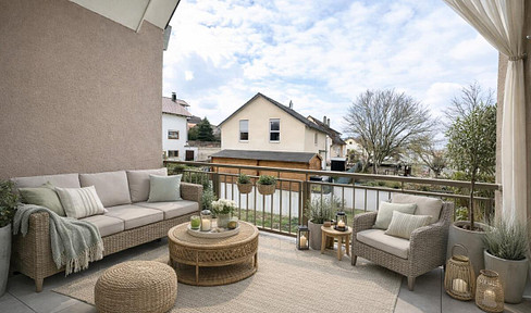 3-Zimmer Dachgeschosswohnung mit großzügigem Wohnbereich